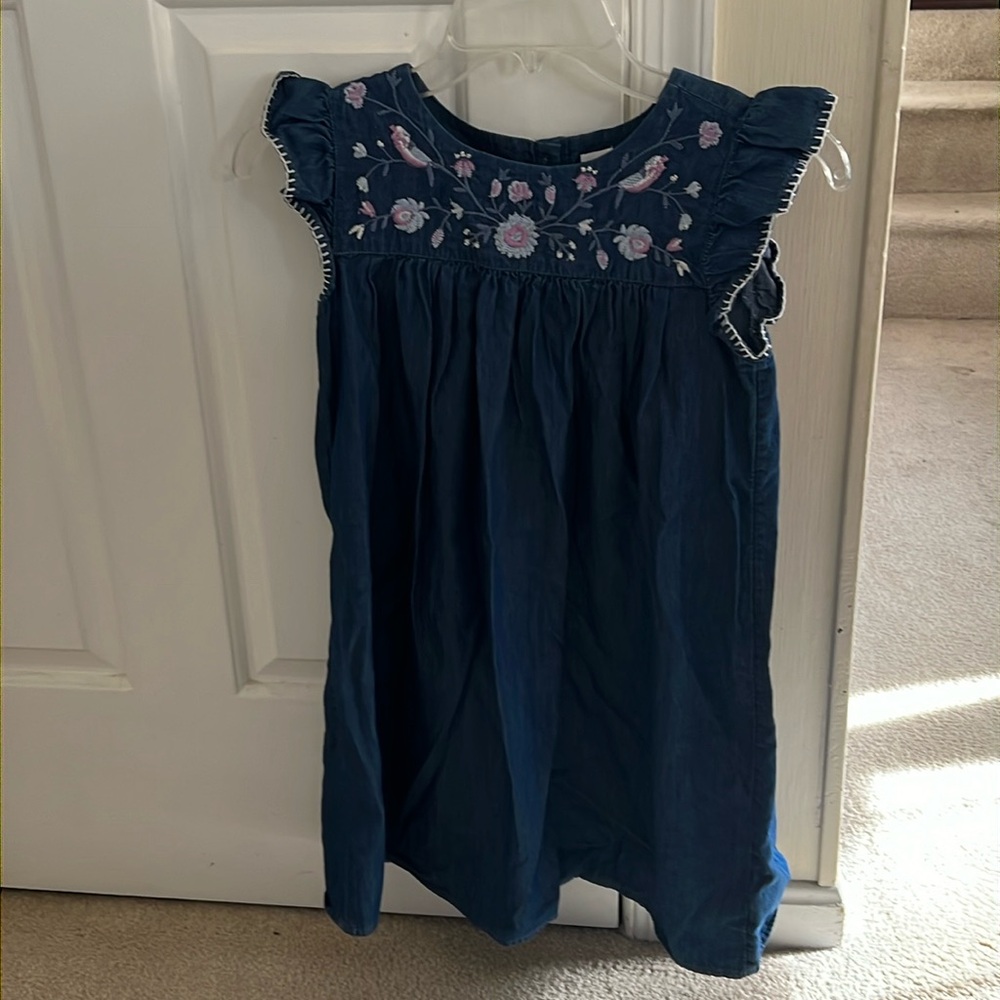 Gap girls denim dress like new!!
